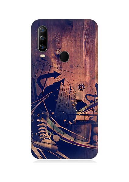 General Mobile GM20 Pro Uyumlu Karanlık Tiyatro Desenli Silikon Kılıf