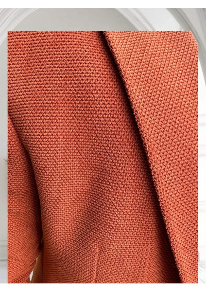 Açık Kahverengi Petek Dokulu Erkek Blazer Spor Ceket fırsatları
