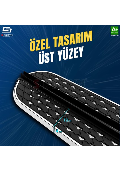 Ford Kuga 3 Diamond Krom Yan Basamak 183 cm 2020 Üzeri A+ Kalite modelleri