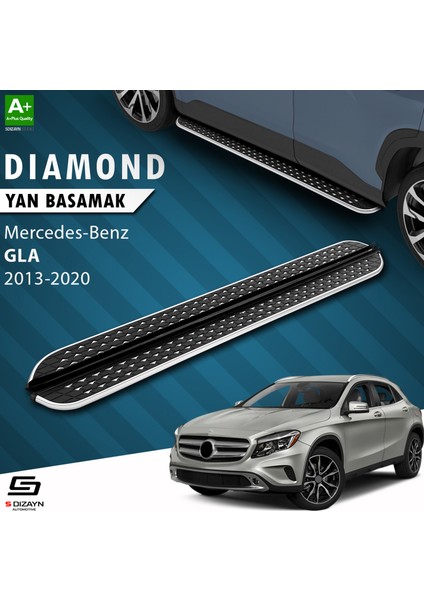 Gla X156 Diamond Krom Yan Basamak 183 cm 2013-2020 A+ Kalite