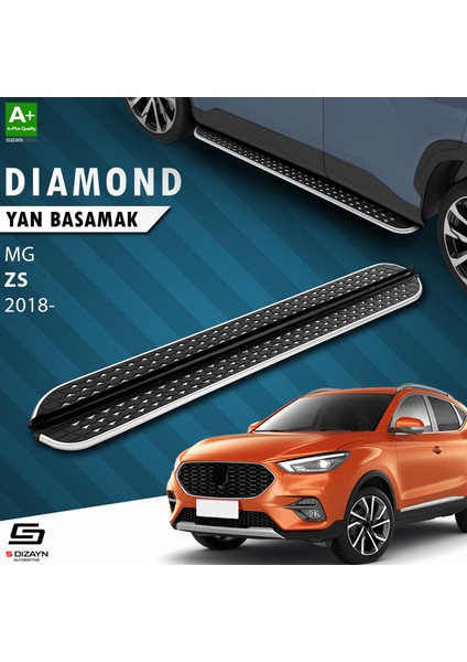 MG ZS Diamond Krom Yan Basamak 173 Cm 2018 Üzeri A+ Kalite