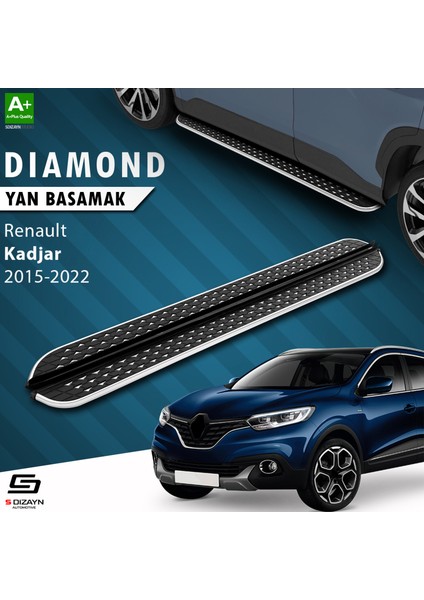 Renault Kadjar Diamond Krom Yan Basamak 173 Cm 2015-2022 A+ Kalite