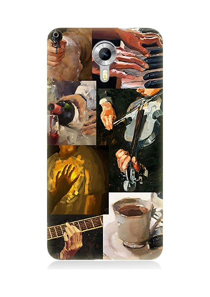General Mobile Discovery 4g Uyumlu Sanat Kolleksiyonu Desenli Silikon Kılıf
