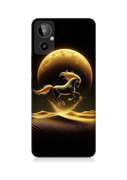 General Mobile GM23 Se Uyumlu Çöl Atı Desenli Silikon Kılıf