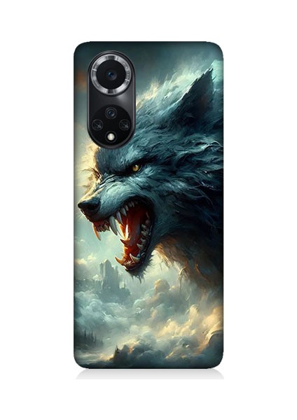 Huawei Nova 9 Uyumlu Kurt ve Sis Desenli Silikon Kılıf