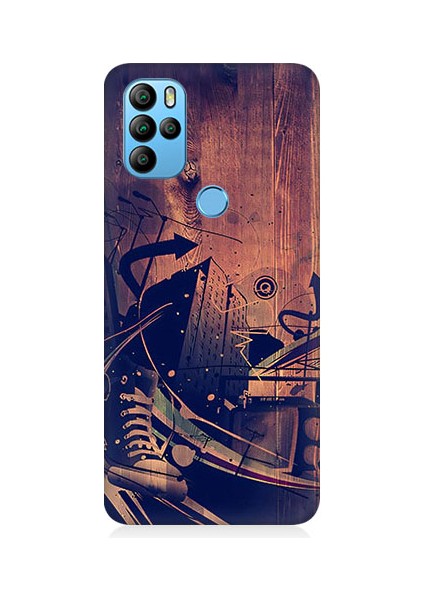 General Mobile GM21 Pro Uyumlu Karanlık Tiyatro Desenli Silikon Kılıf