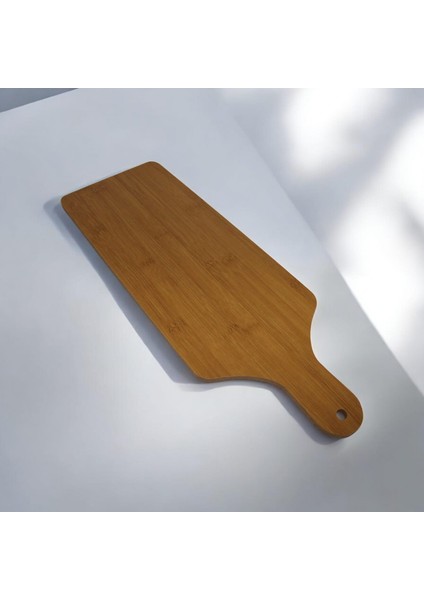 48-17 cm Uzun Pizza Sunum Tepsisi Ahşap Bazlama Tost Sunum Tepsisi Servis Tepsisi