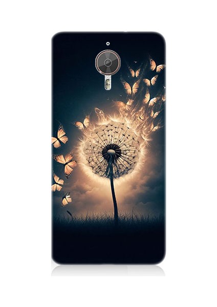 General Mobile Gm5 Plus Uyumlu Üfleyen Çiçek Desenli Silikon Kılıf