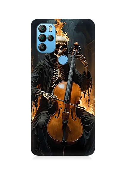 General Mobile GM21 Pro Uyumlu Iskelet Çello Desenli Silikon Kılıf