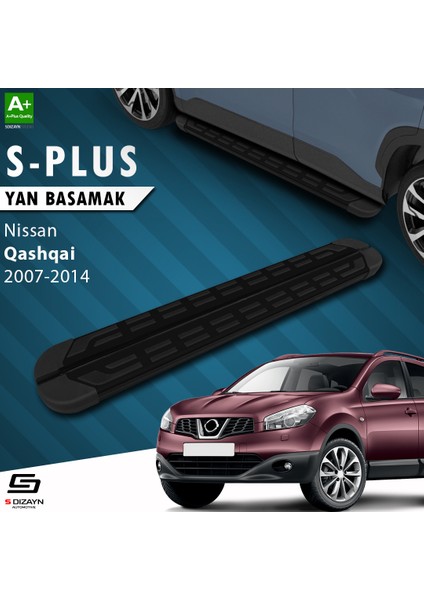 Nissan Qashqai S-Plus Siyah Yan Basamak 173 Cm 2007-2014 A+ Kalite