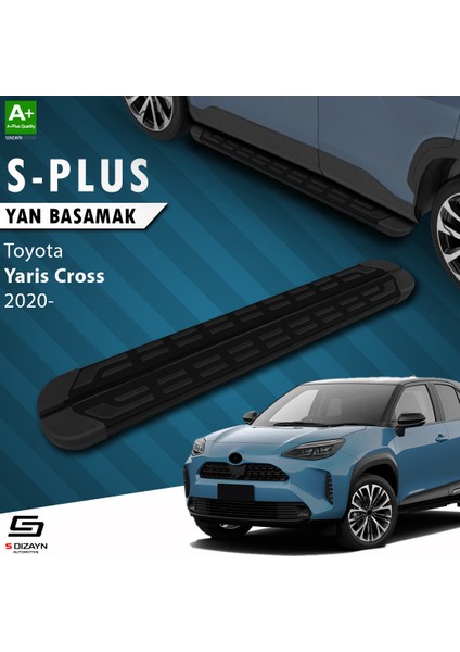Toyota Yaris Cross S-Plus Siyah Yan Basamak 173 Cm 2020 Üzeri A+ Kalite