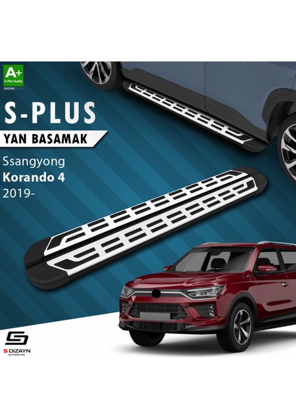 Ssangyong Korando S-Plus Gri Yan Basamak 183 Cm 2019 Üzeri A+ Kalite
