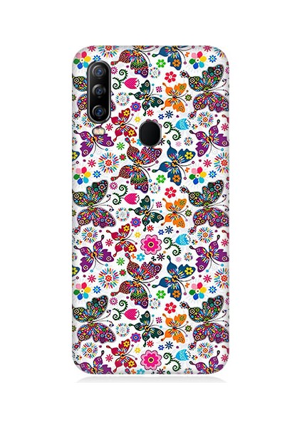 General Mobile GM20 Pro Uyumlu Çiçek Deseni Desenli Silikon Kılıf