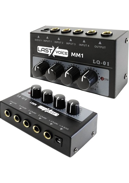 MM1 Mini Stereo 4 Kanallı Ses Mikseri