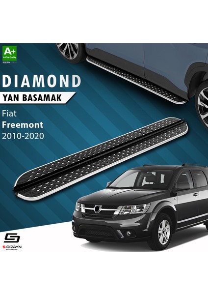 Fiat Freemont Diamond Krom Yan Basamak 183 cm 2010-2020 A+ Kalite