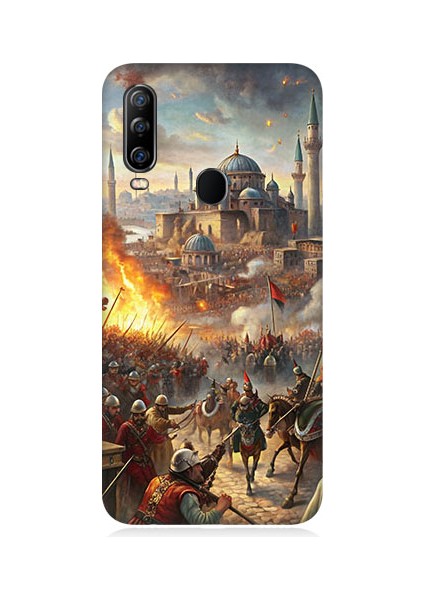 General Mobile GM20 Pro Uyumlu Ay ve Kurt Desenli Silikon Kılıf