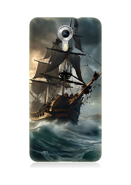 General Mobile Discovery 4g Uyumlu Yelkenli Gemi Desenli Silikon Kılıf
