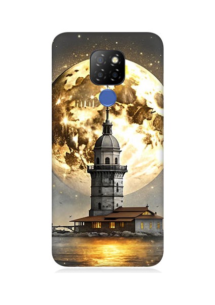 General Mobile GM20 Uyumlu Kız Kulesi Desenli Silikon Kılıf