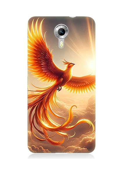 General Mobile Discovery 4g Uyumlu Anka Kuşu Desenli Silikon Kılıf