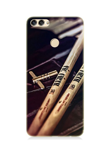 Huawei P Smart Uyumlu Müzik Notaları Desenli Silikon Kılıf