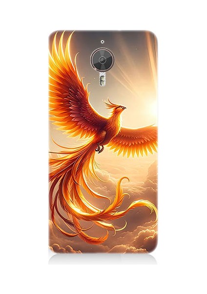 General Mobile Gm5 Plus Uyumlu Anka Kuşu Desenli Silikon Kılıf
