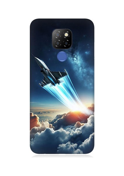 General Mobile GM20 Uyumlu Uzay Roketi Desenli Silikon Kılıf