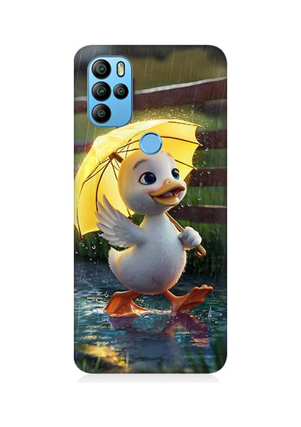 General Mobile GM21 Pro Uyumlu Şemsiye Ördek Desenli Silikon Kılıf