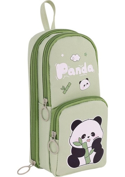 Okula Dönüş Sezonu Ins Tarzı Niş Küçük Okul Çantası Panda Kalem Kutusu Büyük Kapasiteli Leke Tutmaz Sevimli Sütlü Öğrenci Kalem Kutusu (Yurt Dışından)