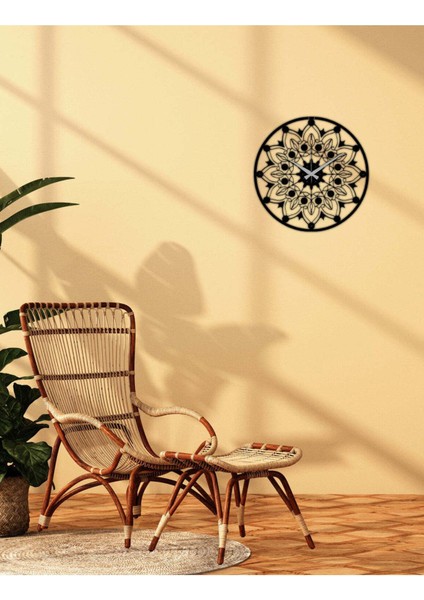 Modern Art Metal Saati -Ev Dekorasyon - 50 X 50 - Cm - Siyah - Clock-049 fiyatları