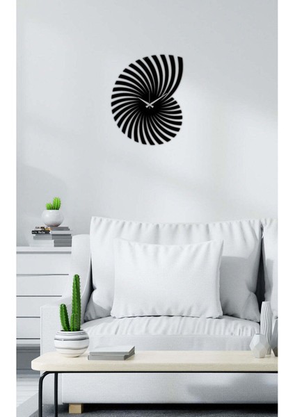 Modern Art Metal Duvar Saati -Ev Dekorasyon - 50 X 60 - Cm - Siyah - Clock-154 modelleri
