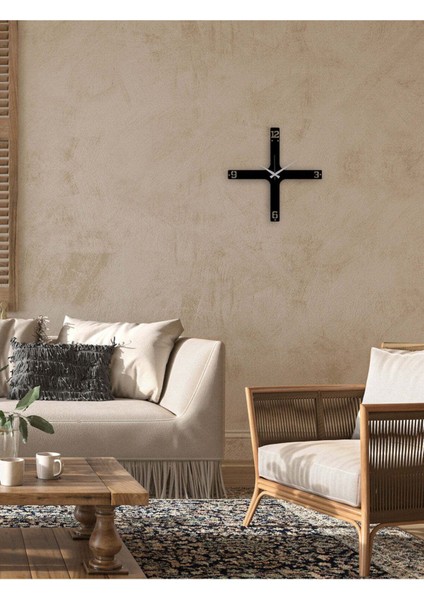Duvar Saati -Ev Dekorasyon - 40 X 40 - Cm - Siyah - Clock-020 modelleri
