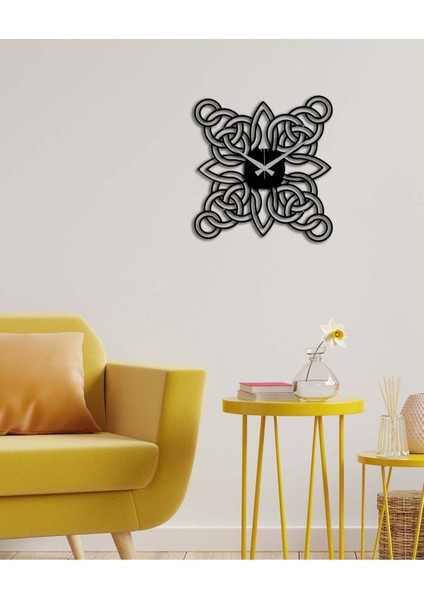 Olimpik Metal Duvar Saati -Ev Dekorasyon - 50 X 51 - Cm - Siyah - Clock-022 fiyatları