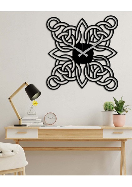 Olimpik Metal Duvar Saati -Ev Dekorasyon - 50 X 51 - Cm - Siyah - Clock-022 modelleri