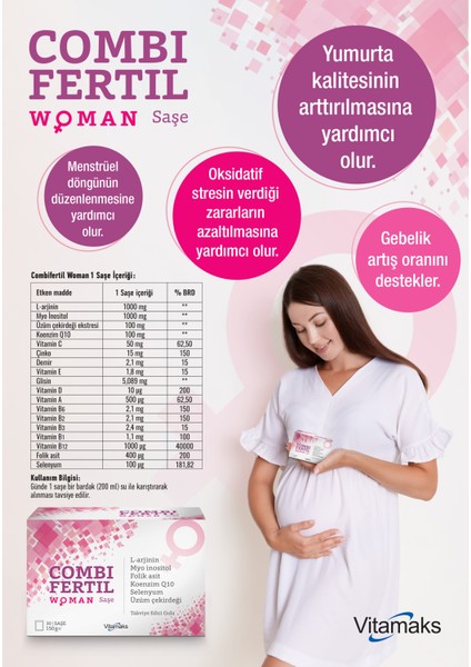 Combifertil WOMEN 30 Saşe