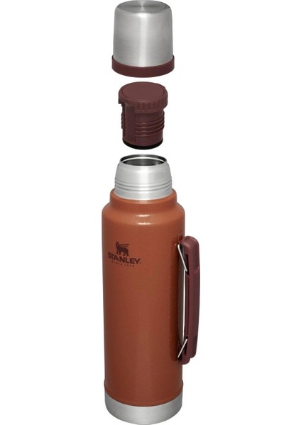 The Legendary Classic Bottle 1l 10-08266-061 Hammertone Clay
