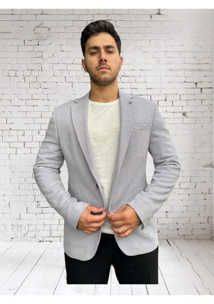 Açık Kahverengi Petek Dokulu Erkek Blazer Spor Ceket indirimleri