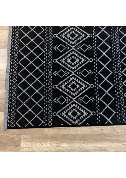 Cool 405 Siyah Yıkanabilir Kilim