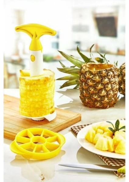 Pratik Ananas Soyucu ve Dilimleyici Ananas Dilimleme Aparatı