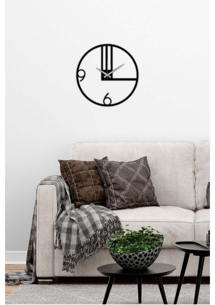 Serisi Metal Duvar Saati -Ev Dekorasyon - 60 X 60 - Cm - Siyah - Clock-147 fiyatları