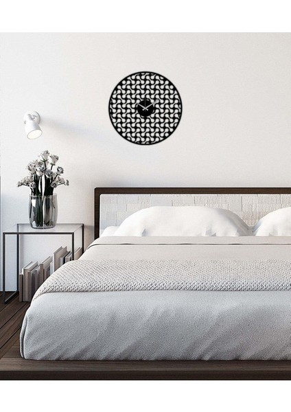 Dekoratif Metal Duvar Saati -Ev Dekorasyon - 50 X 50 - Cm - Siyah - Clock-160 fiyatları