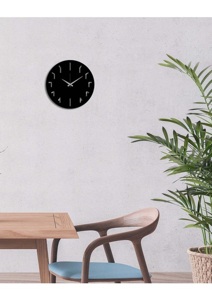 Serisi Metal Duvar Saati -Ev Dekorasyon - 40 X 40 - Cm - Siyah - Clock-262 fiyatları