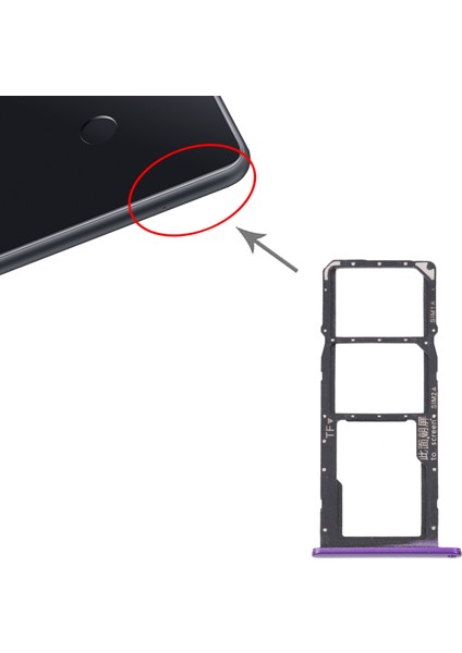 Huawei Enjoy 20E Için Tepsi + Mikro Sd Kart Tepsisi (Yurt Dışından)