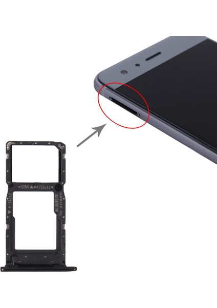 Honor 9s Için Tepsi+Mikro Sd Kart Tepsisi (Yurt Dışından)