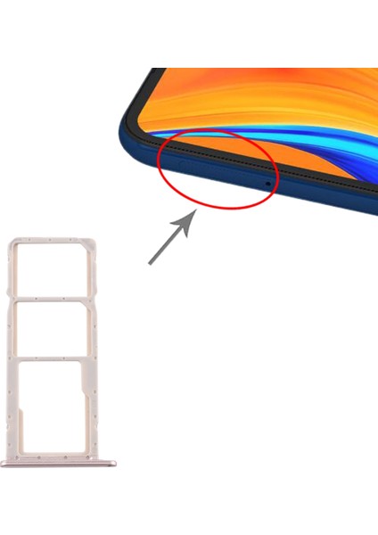 Huawei Y6S (2019) Için Tepsi + Mikro Sd Kart Tepsisi (Yurt Dışından)