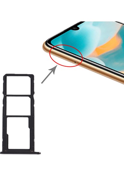 Huawei Y6 (2019) Için Tepsi + Mikro Sd Kart Tepsisi (Yurt Dışından)