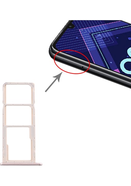 Huawei Honor 8A Pro Için Tepsi + Mikro Sd Kart Tepsisi (Yurt Dışından)