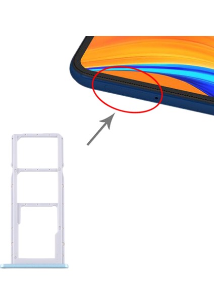 Huawei Y6S (2020) Için Tepsi + Mikro Sd Kart Tepsisi (Yurt Dışından)