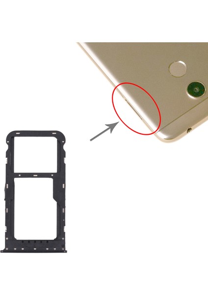 Honor 6c Pro Için Sım + Mikro Sd Kart Tepsisi (Yurt Dışından)