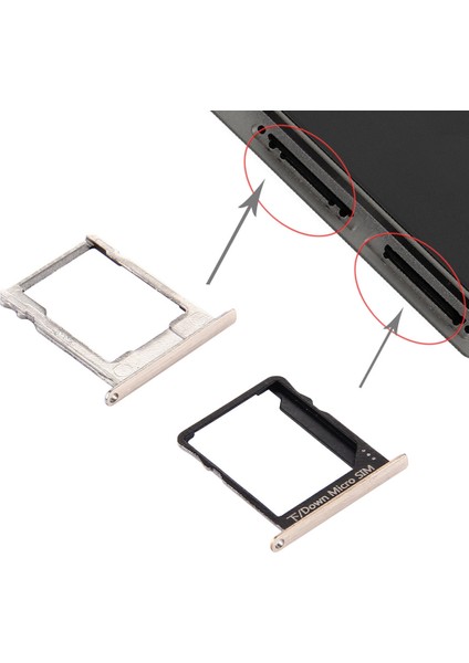 Huawei P8 Tepsi ve Mikro Sd Kart Tepsisi Için (Yurt Dışından)