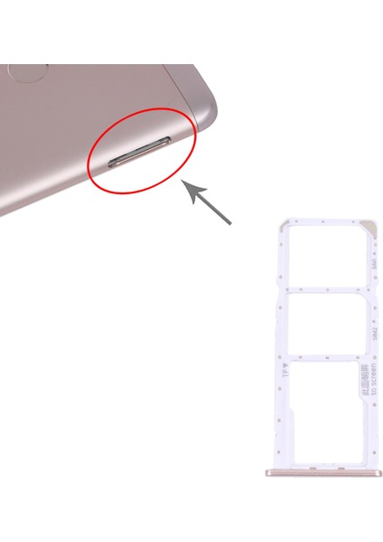 Honor 7c Için Sım + Mikro Sd Kart Tepsisi (Yurt Dışından)